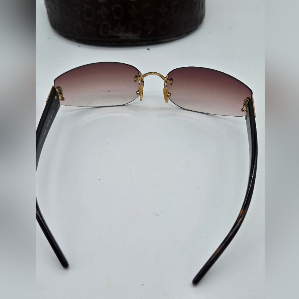 SCE1 - CELINE Sunglasses SC1092 Lens: Brown Frame: Tortoise Brown - Picture 4 of 11